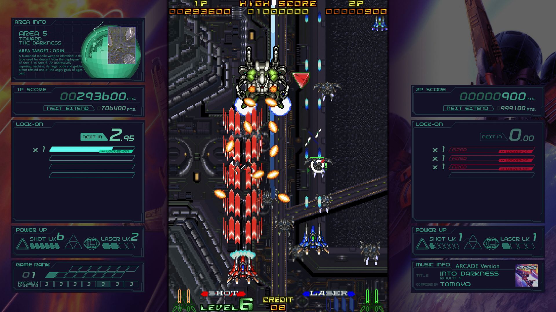 RayForce - Ray'z Arcade Chronology - PlayStation
